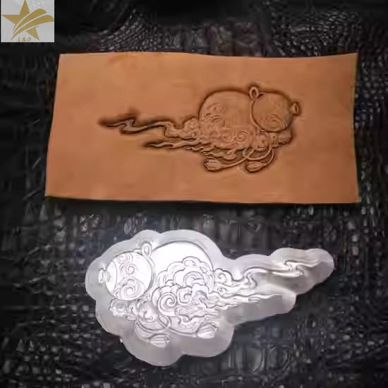 Leatherwork Flowers - 3D 조롱박 모양 가죽 엠보싱 몰드,