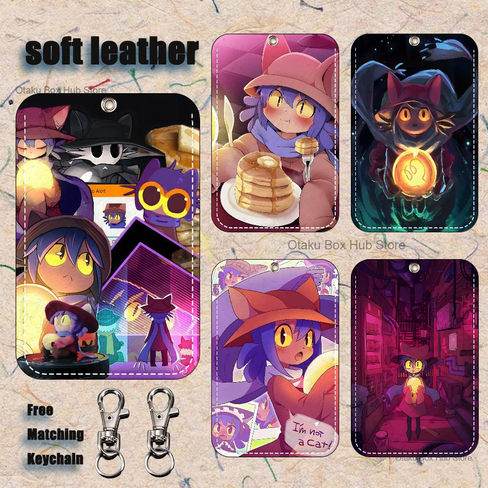 Leather Works - 애니메이션 N-Niko O-OneshotS 홀더 키체인 은행