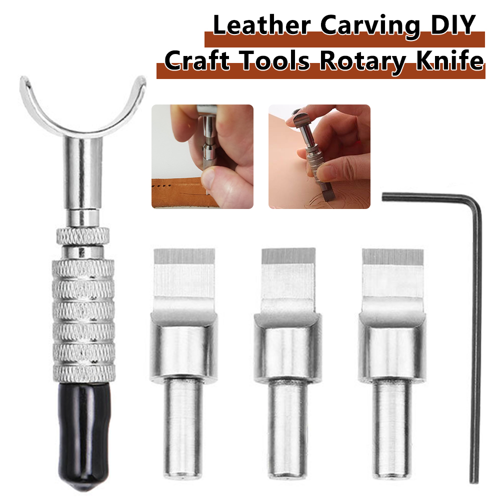 Swivel Knife Tool - 가죽 조각 회전 칼 가죽 공예