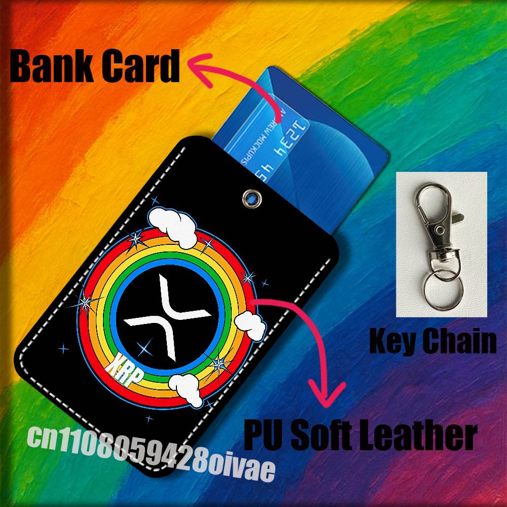 Xrp 리플 암호화 디지털 화폐 ID 클립 신용카드 은 - Leatherwork Keychain 리뷰 및 가격
