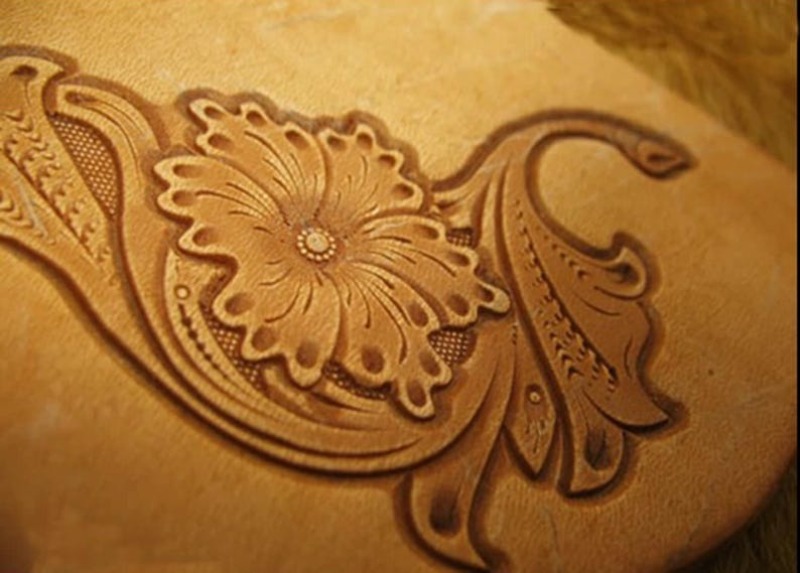 가죽 각인 엠보스 스탬프 몰드, 꽃무늬, 가죽 조각 도 - Leatherwork Flowers 리뷰 및 가격