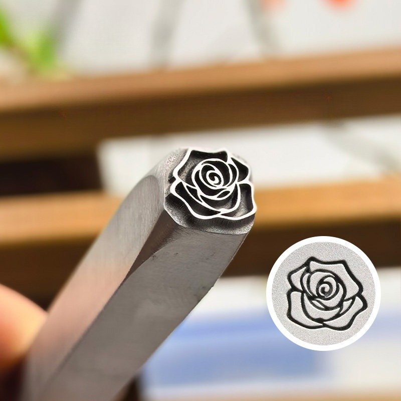 5/7mm 꽃무늬 금속 스탬핑 도구, 보석 펀칭, 실버 - Leatherwork Flowers 리뷰 및 가격