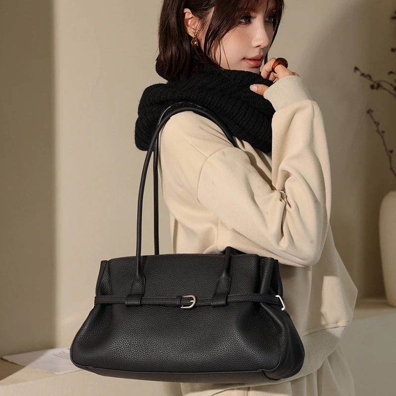 천연 가죽 여성용 토트 숄더백 2026, 일상용 핸드백 - Leather Work Handbags For Women 리뷰 및 가격
