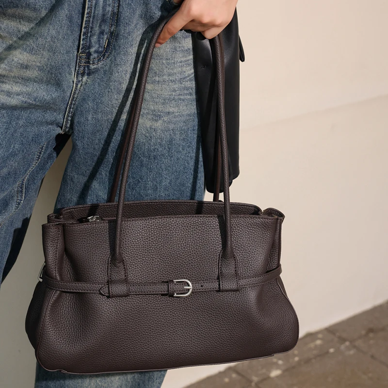 천연 가죽 여성용 토트 숄더백 2026, 일상용 핸드백 - Leather Work Handbags For Women 리뷰 및 가격