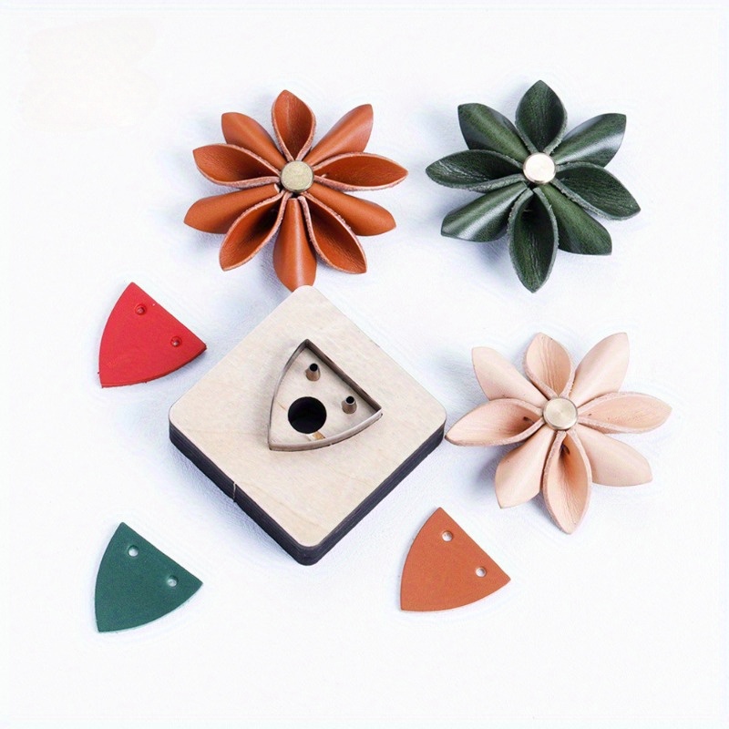 가죽 커팅 다이 꽃잎 모양 나무 다이 커터 DIY 가죽 - Leatherwork Flowers 리뷰 및 가격
