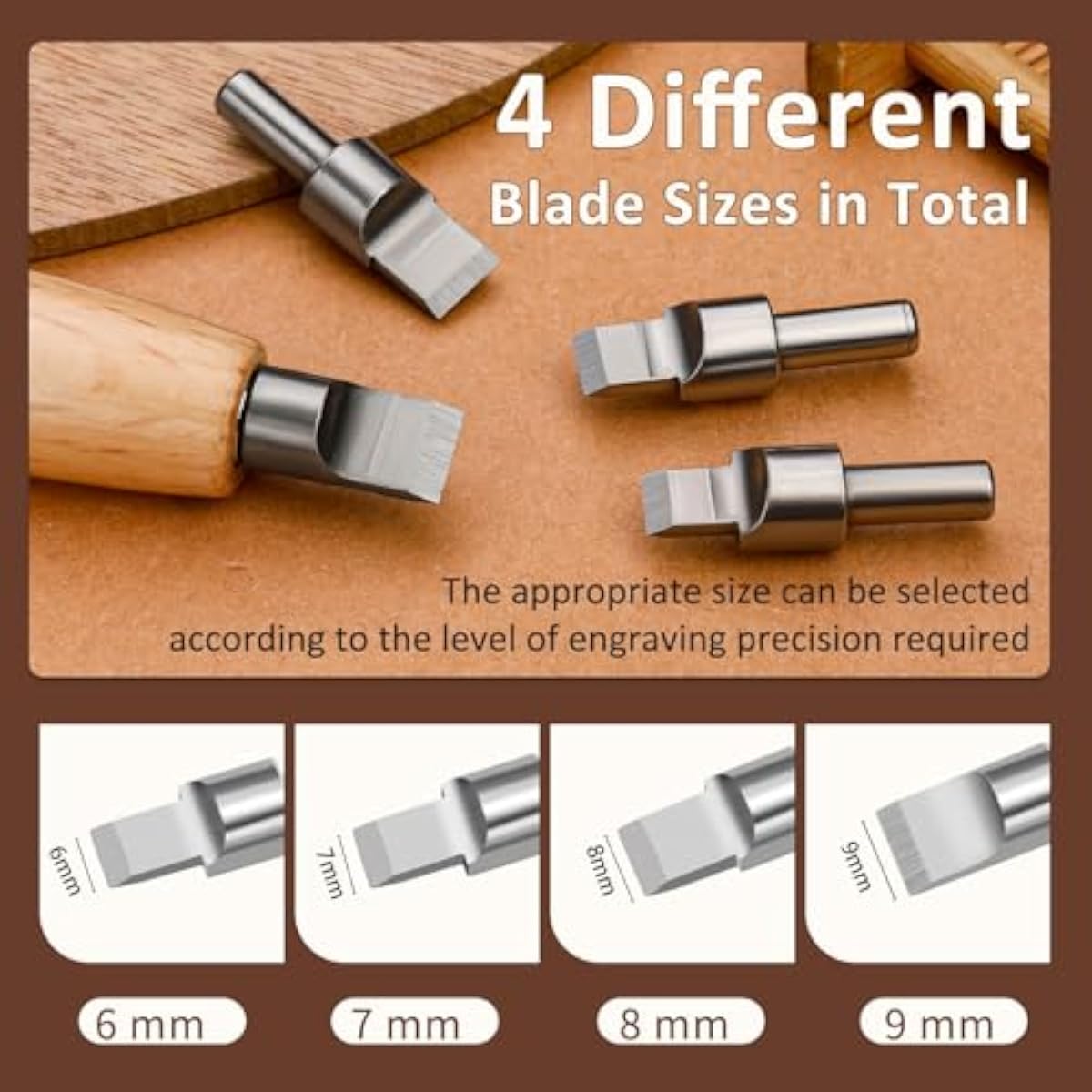 가죽 회전식 칼, 교체 가능한 칼날 3개가 포함된 가죽 - Swivel Knife Tool 리뷰 및 가격